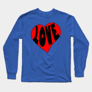 Love In My Heart Valentine's Day Sweetest Day Boyfriend Girlfriend Son Daughter Long Sleeve T-Shirt